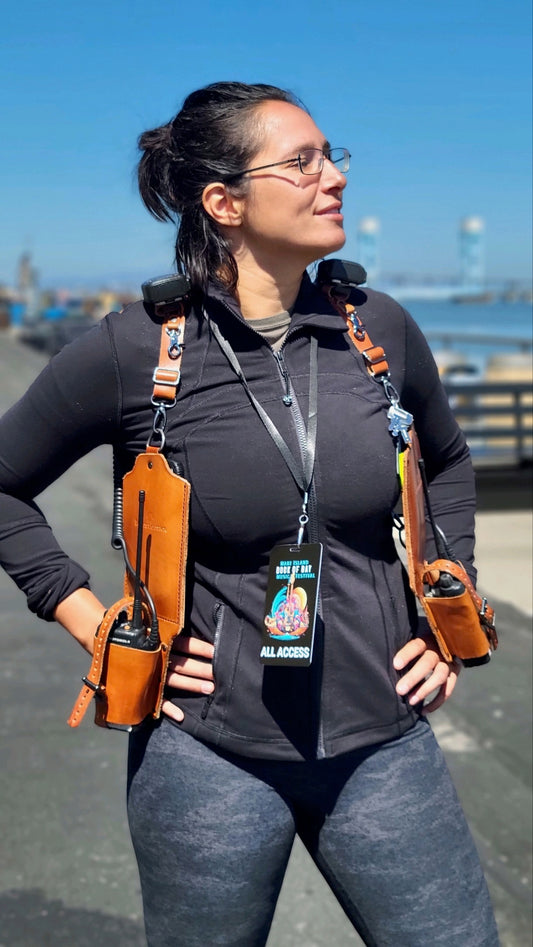 Leather Radio Harness