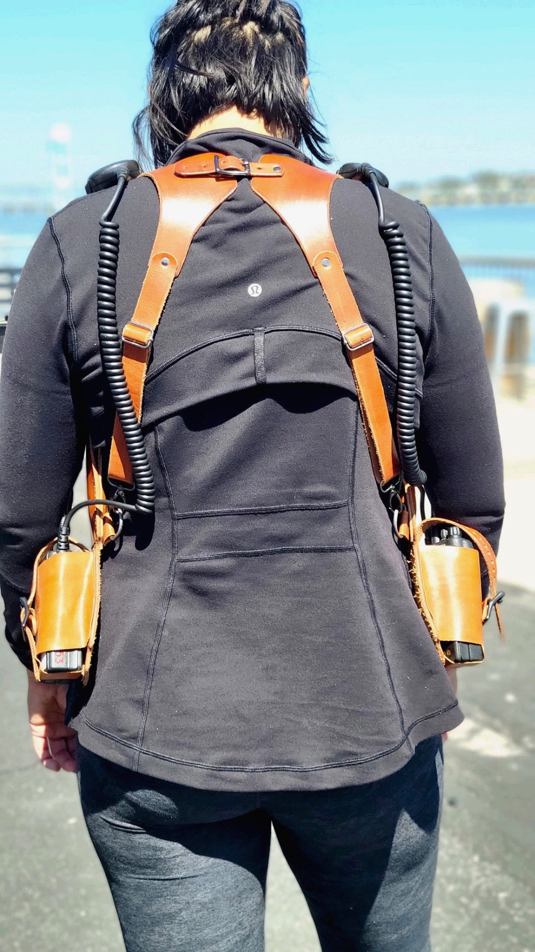 Leather Radio Harness