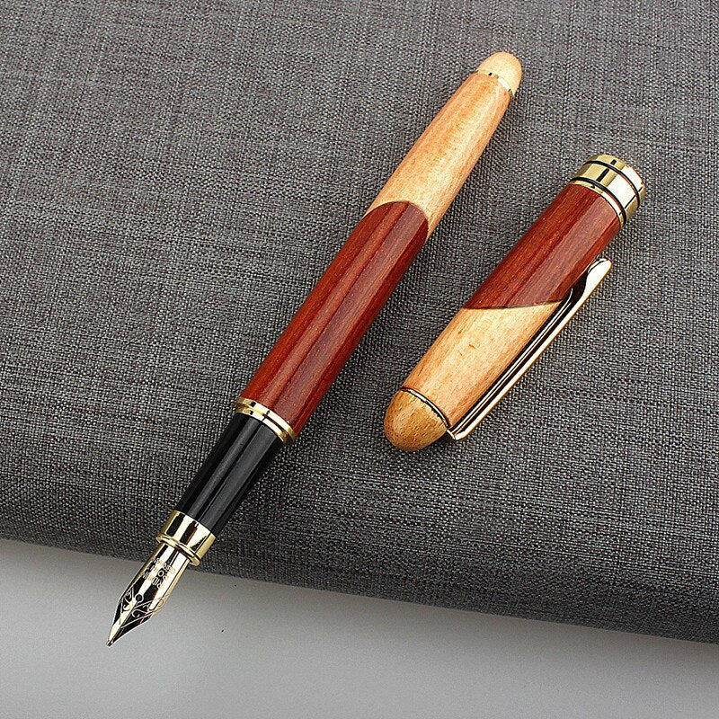 Maple and Rosewood Fountain Pen