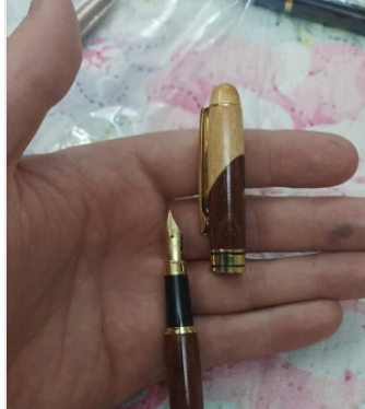 Maple and Rosewood Fountain Pen