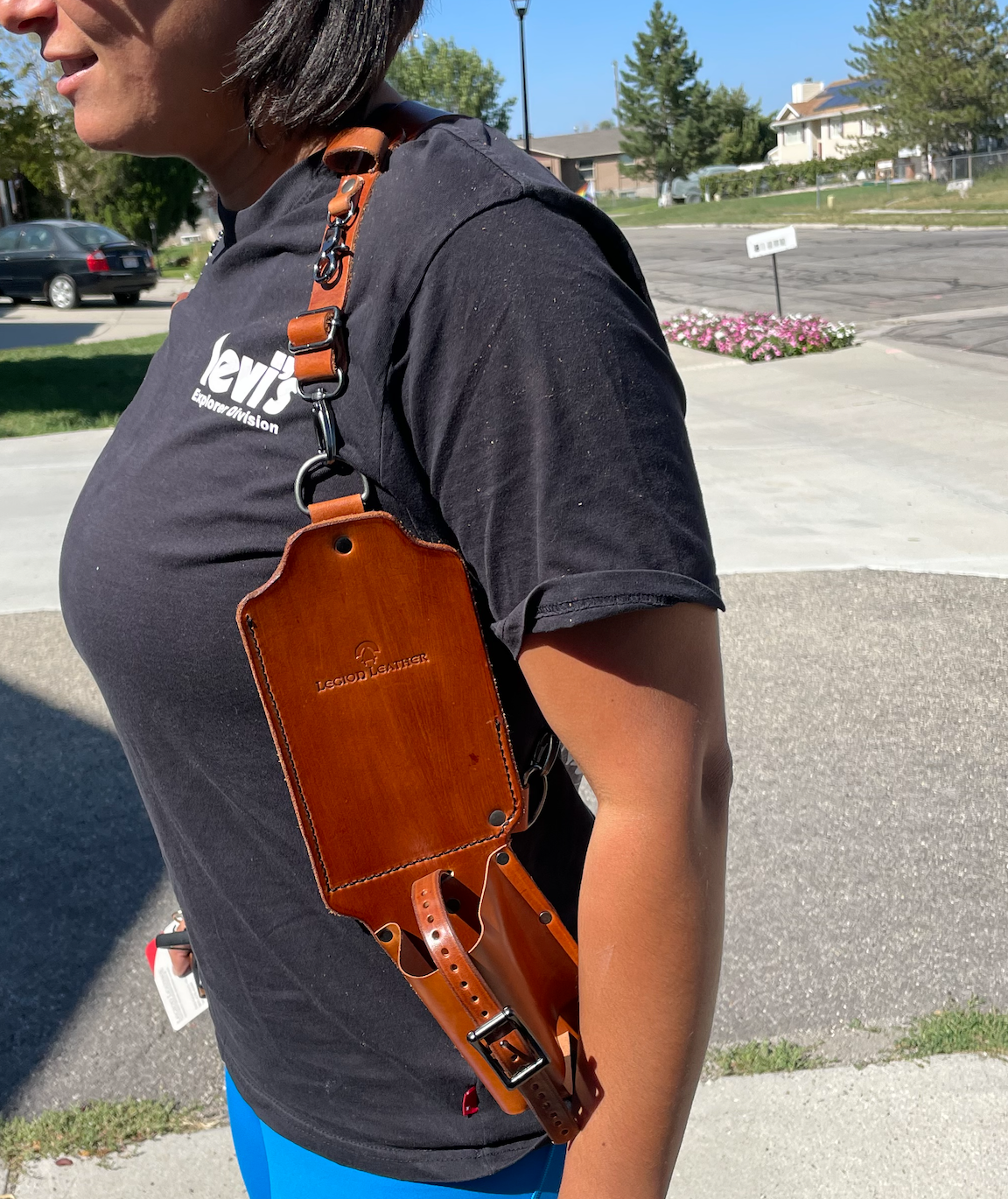 Leather Radio Harness