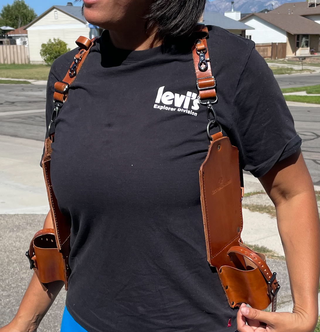 Leather Radio Harness