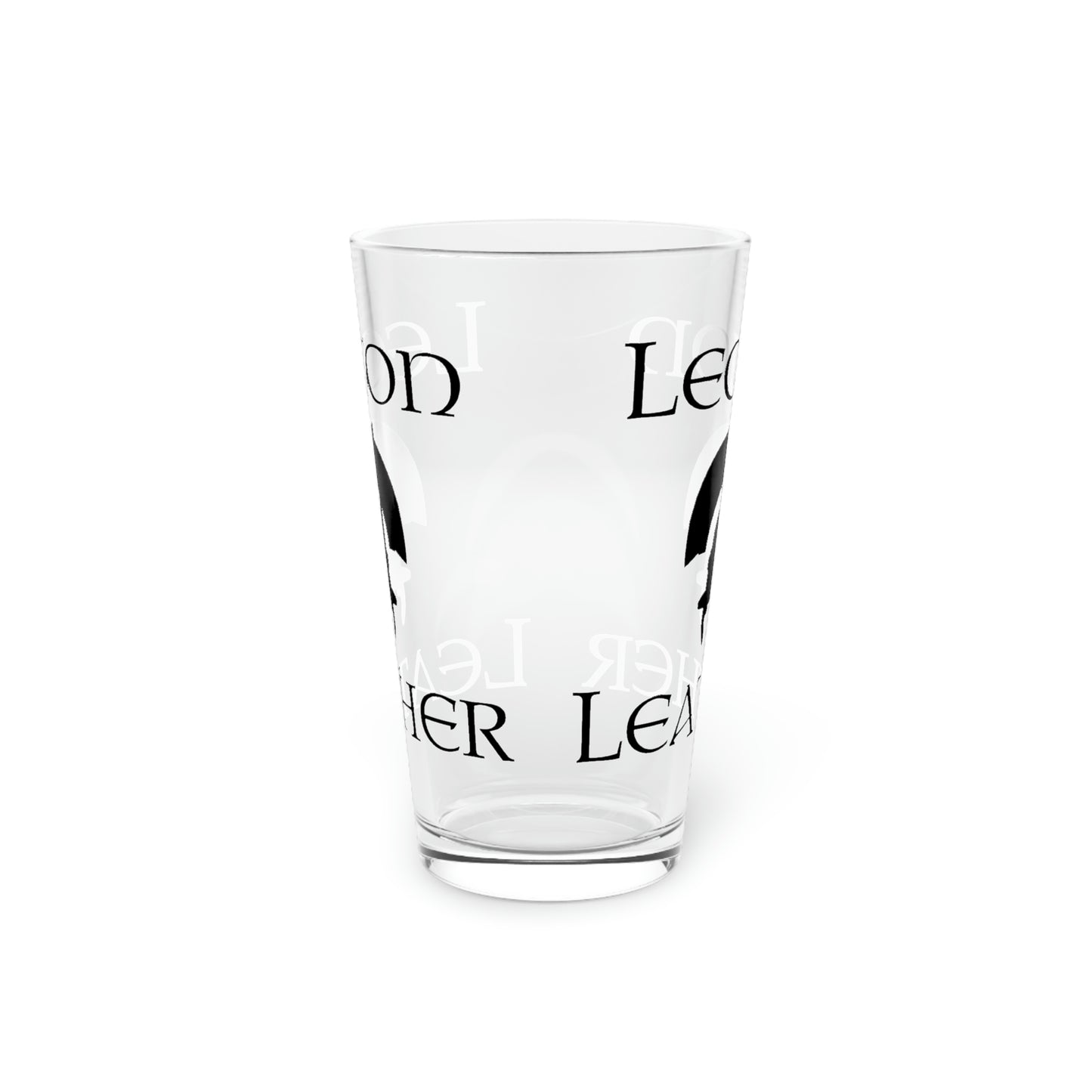 Legion Leather Pint Glass, 16oz