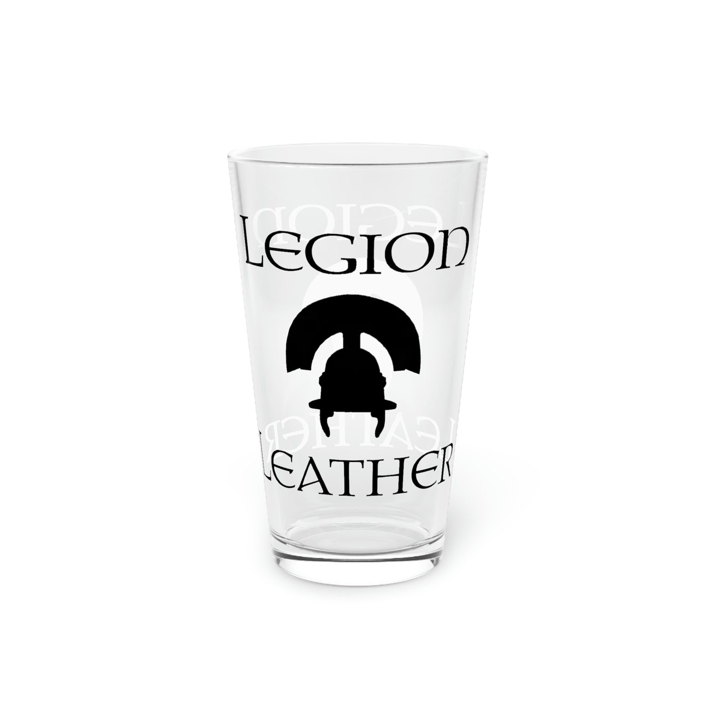 Legion Leather Pint Glass, 16oz