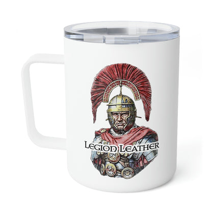 Legion Leather Insulated Coffee Mug, 10oz
