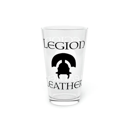 Legion Leather Pint Glass, 16oz
